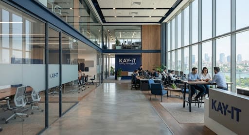KAY-IT ekibi kurumsal ofis ortamında